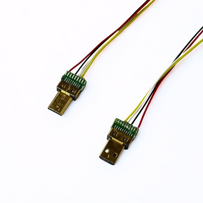 Micro HDMI d type connector solder with wires